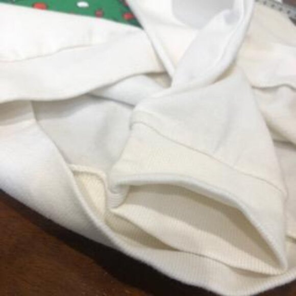 Peanuts Snoopy Cozy Fleece Christmas Tree White Sweatshirt. - Picture 7 of 16